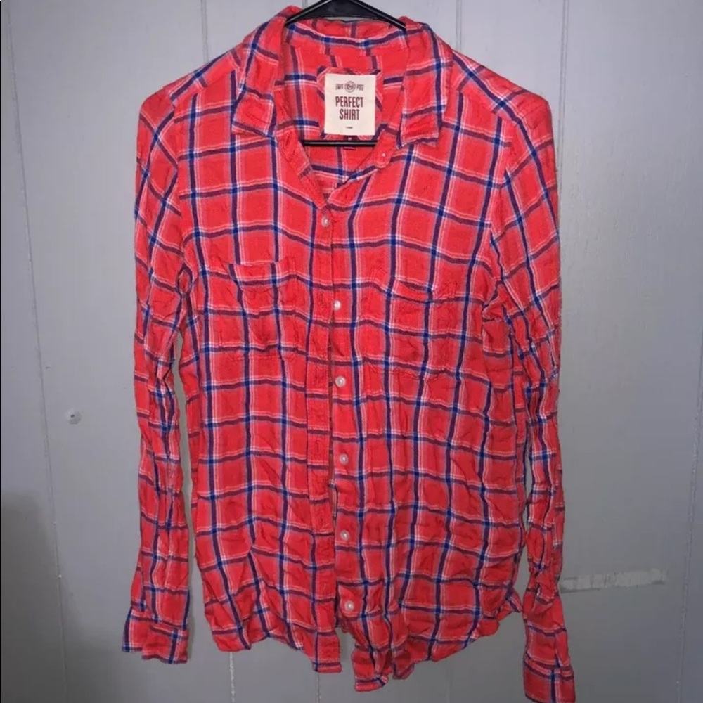 Womans plaid shirt